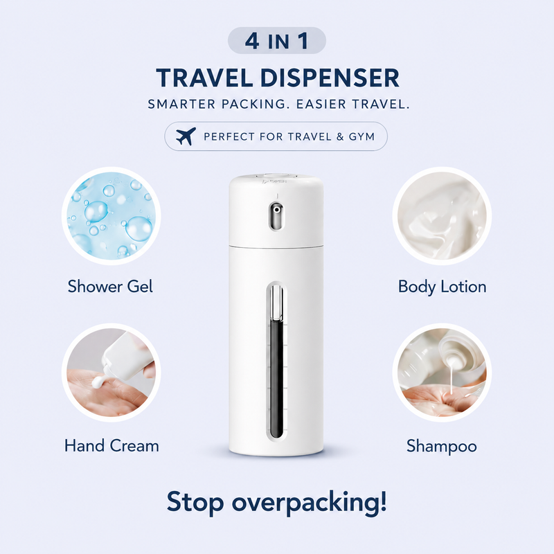 Travel Dispenser 4-in-1