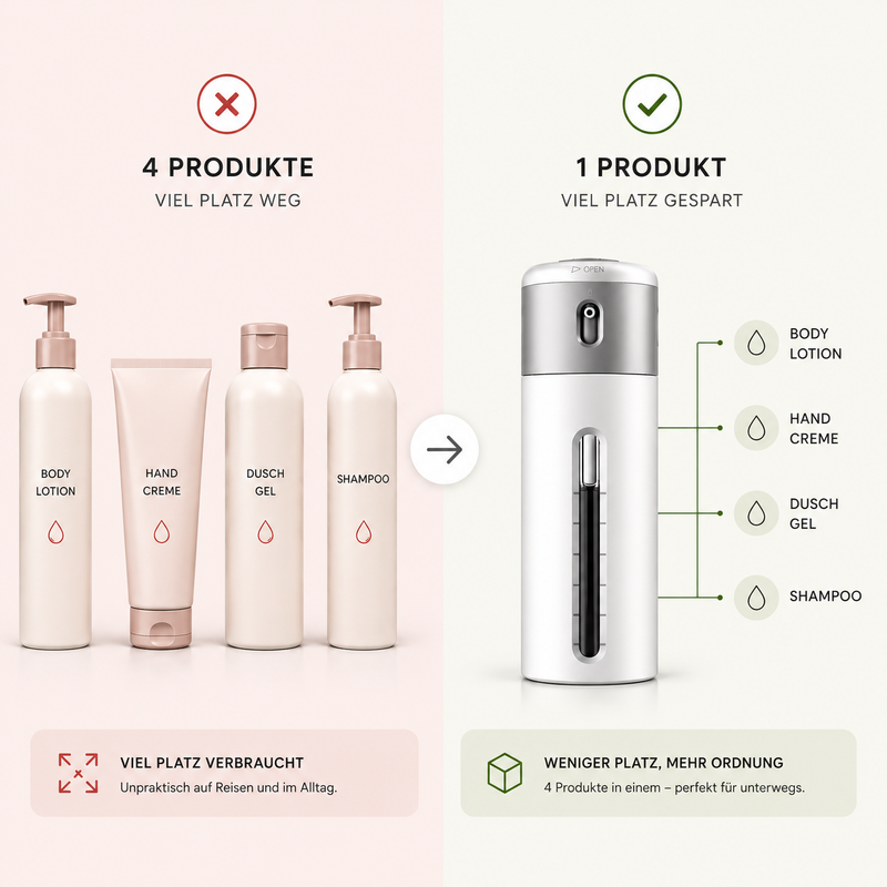 Travel Dispenser 4-in-1